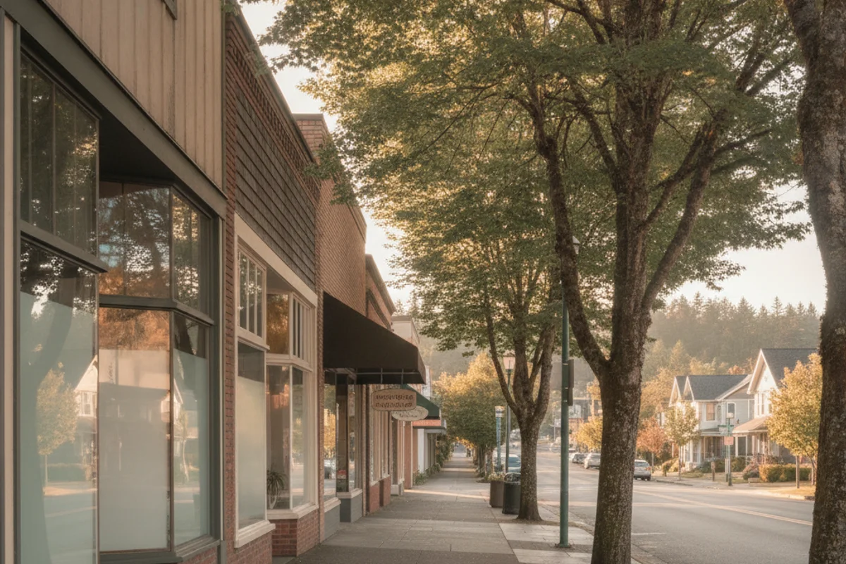 A local Edmonds scene in soft daylight