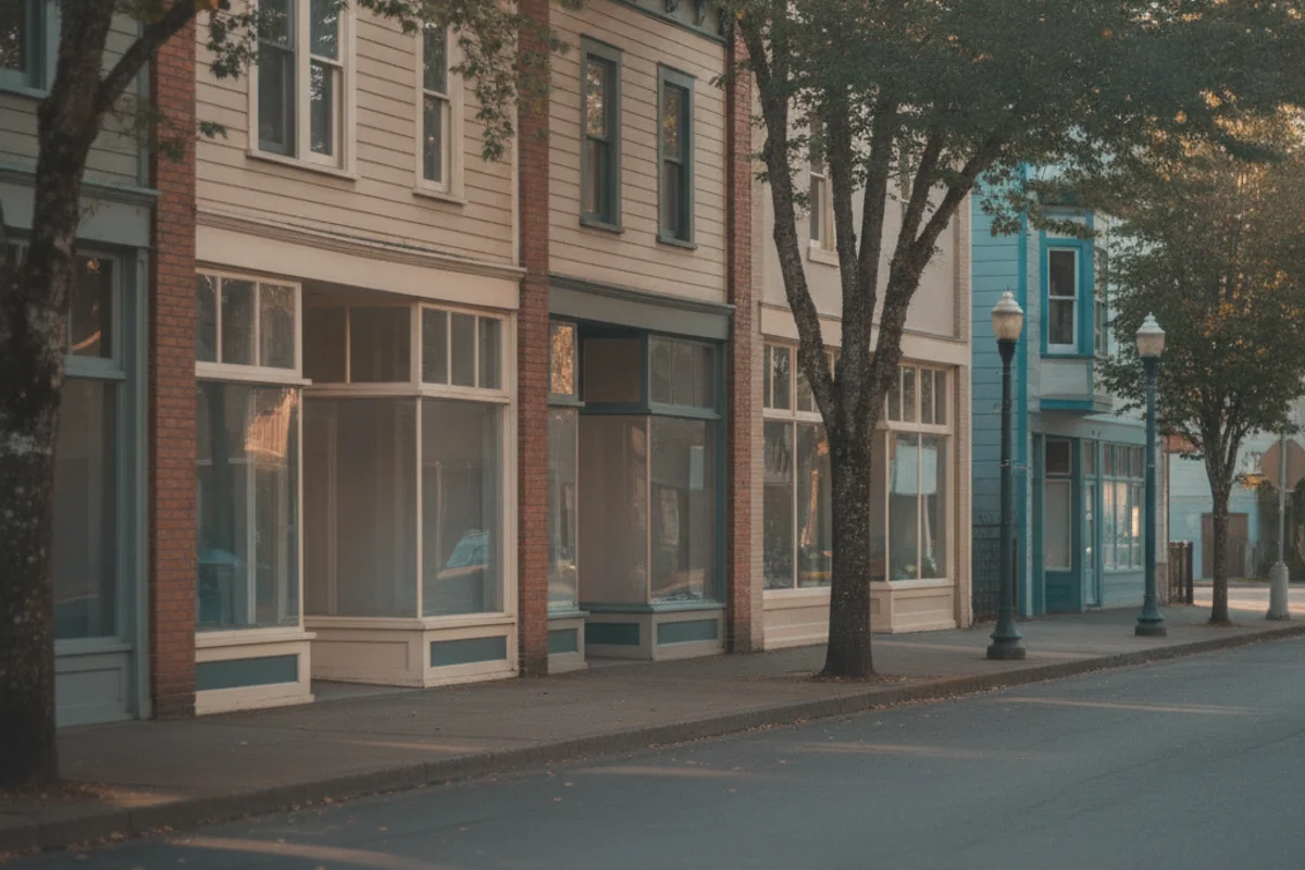 A local Bremerton scene in soft daylight