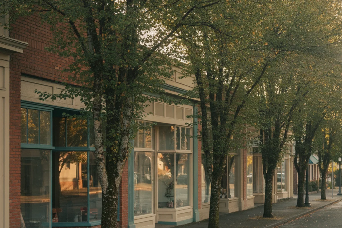 A local Walla Walla scene in soft daylight