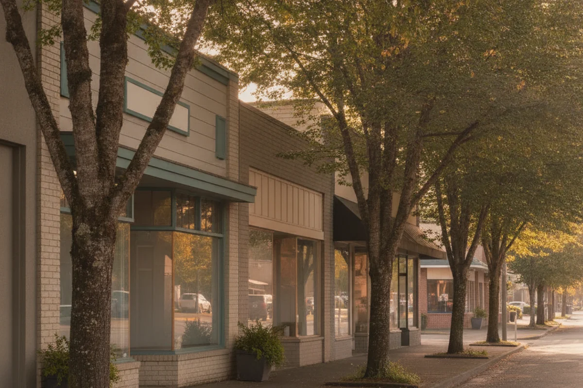 A local SeaTac scene in soft daylight