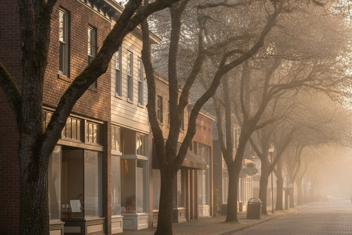 A local Oak Harbor scene in soft daylight
